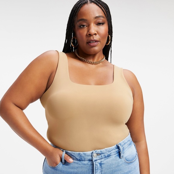 Good American Tops - Good American NWOT Scuba Modern Tank Bodysuit